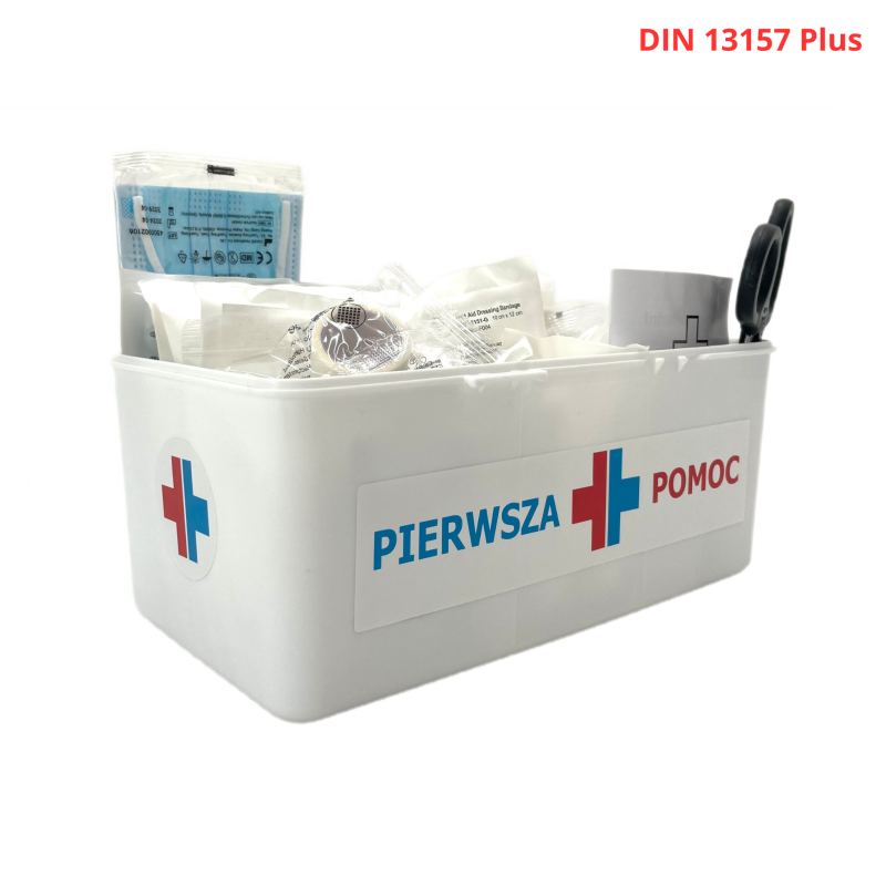 Apteczka domowa - zestaw pierwszej pomocy Wersja DIN 13157 Plus - obrazek 3