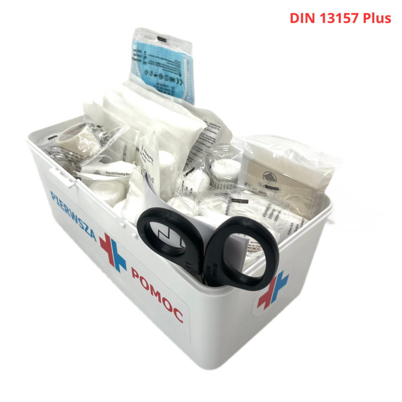 Apteczka domowa - zestaw pierwszej pomocy Wersja DIN 13157 Plus - obrazek 2